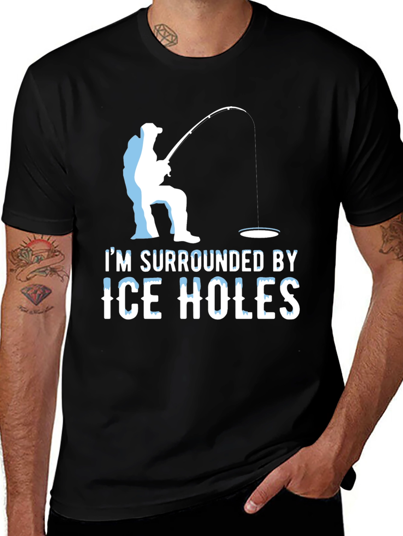 Ice Fishing Humor T-Shirt