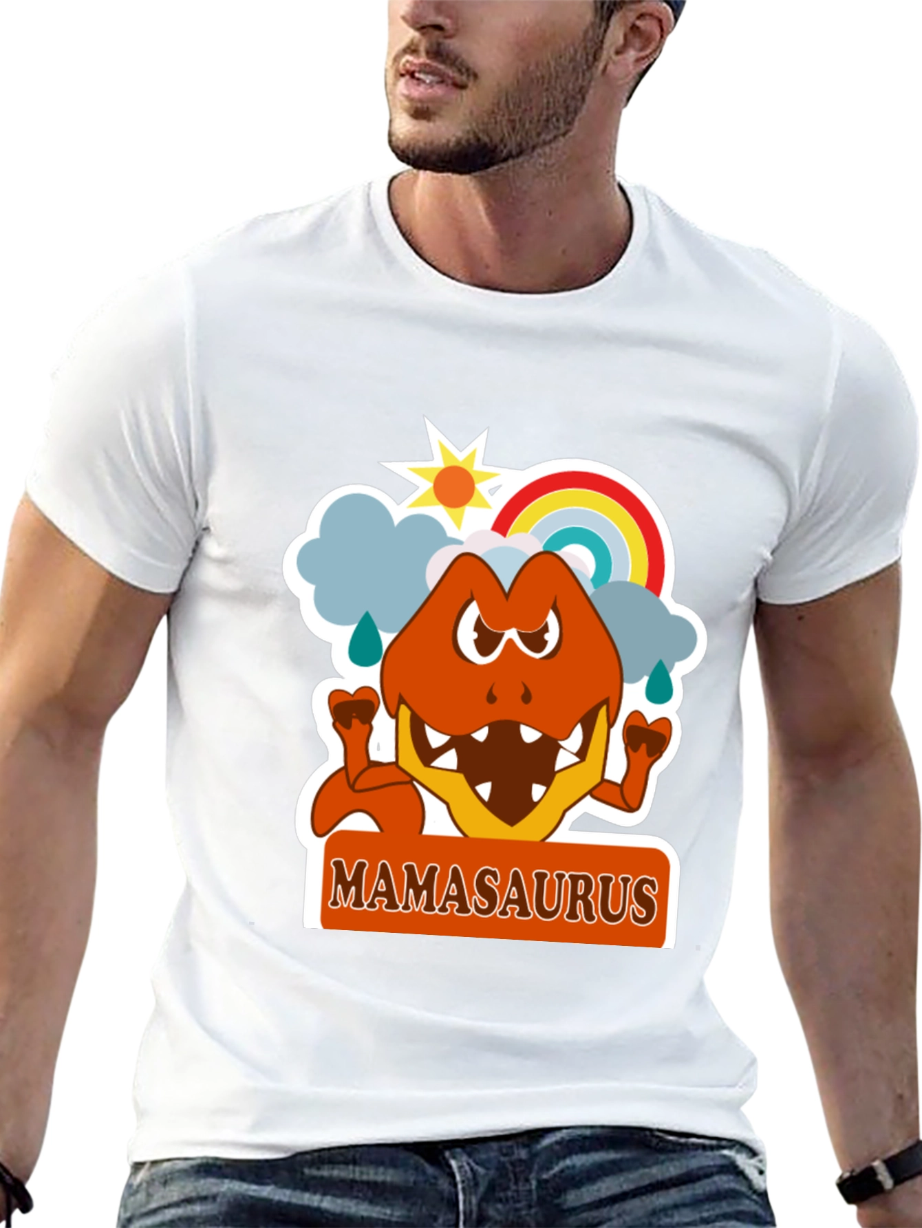 Mamasaurus T-Shirt - Fun Dino Mom Tee