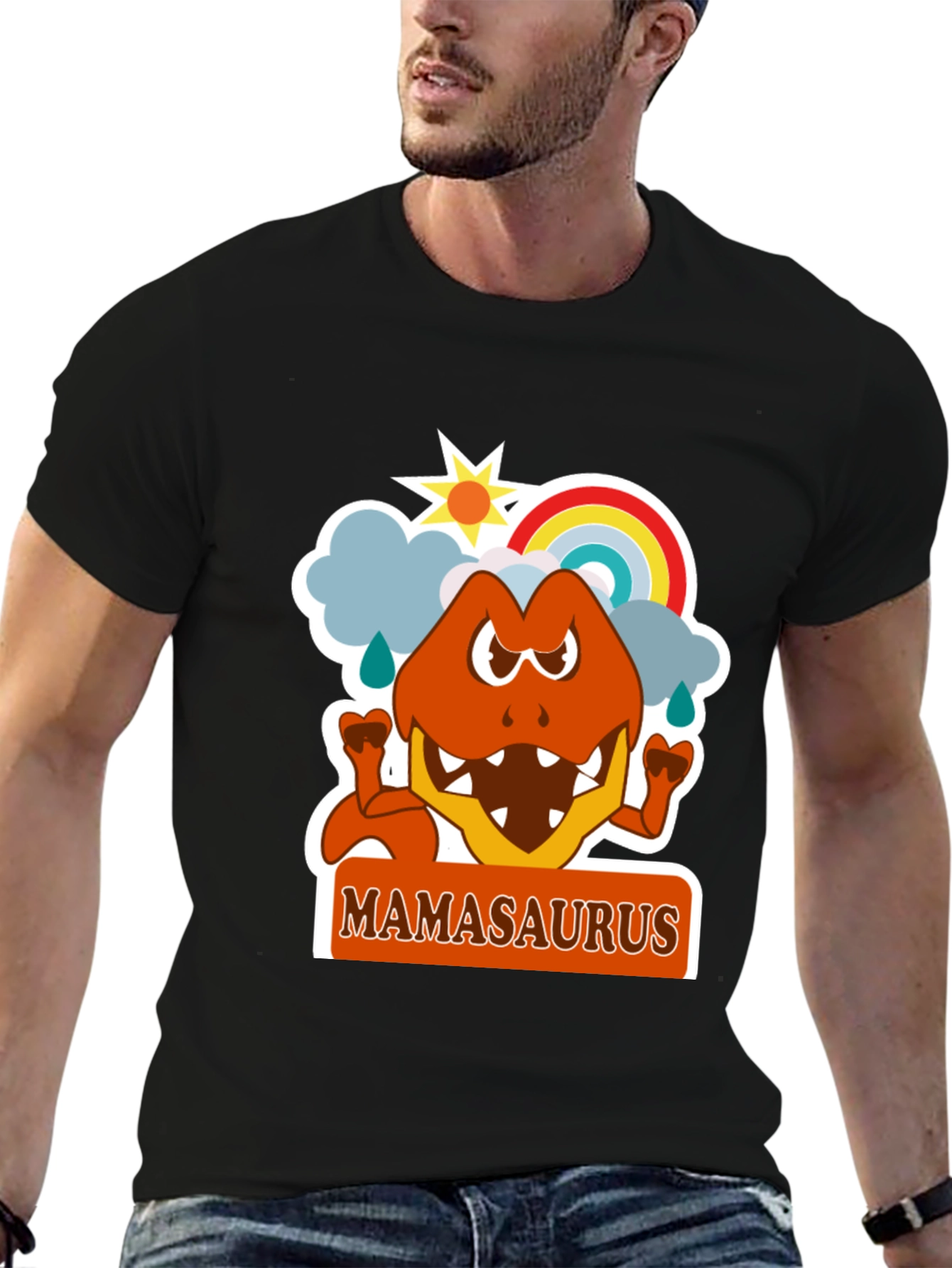 Mamasaurus T-Shirt - Fun Dino Mom Tee