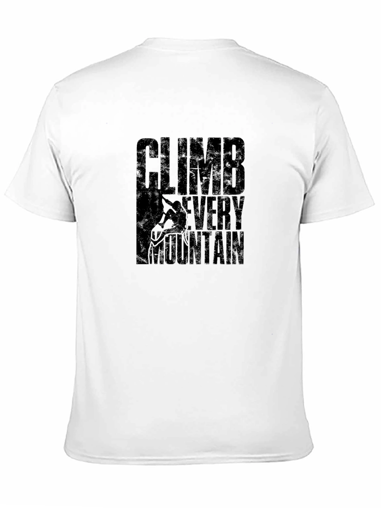Climb Every Mountain Black Graphic Tee