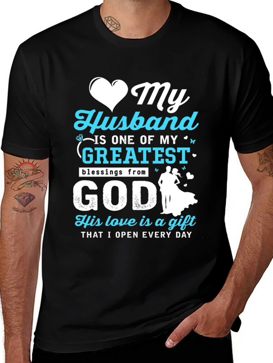My Husband is One of My Greatest Blessings Graphic T-Shirt