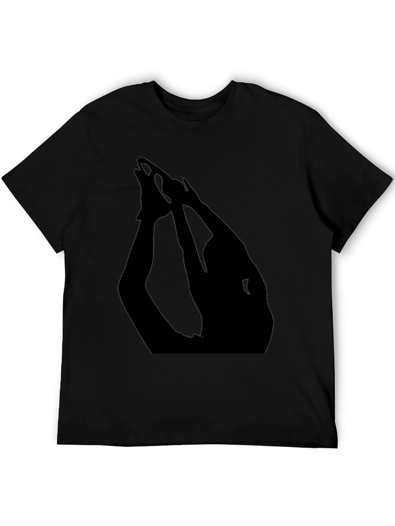 Yoga Pose Black T-Shirt