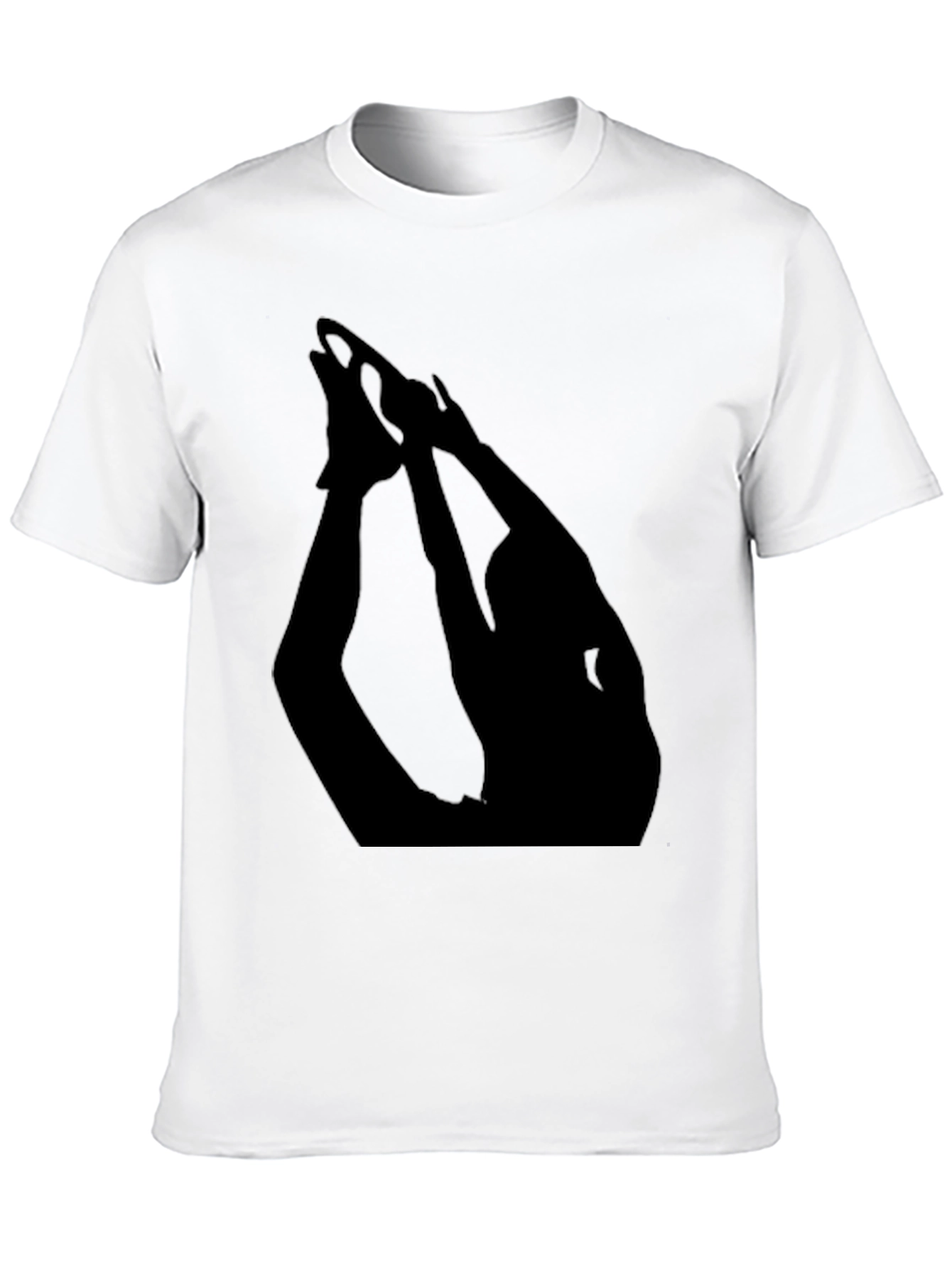 Yoga Pose Black T-Shirt