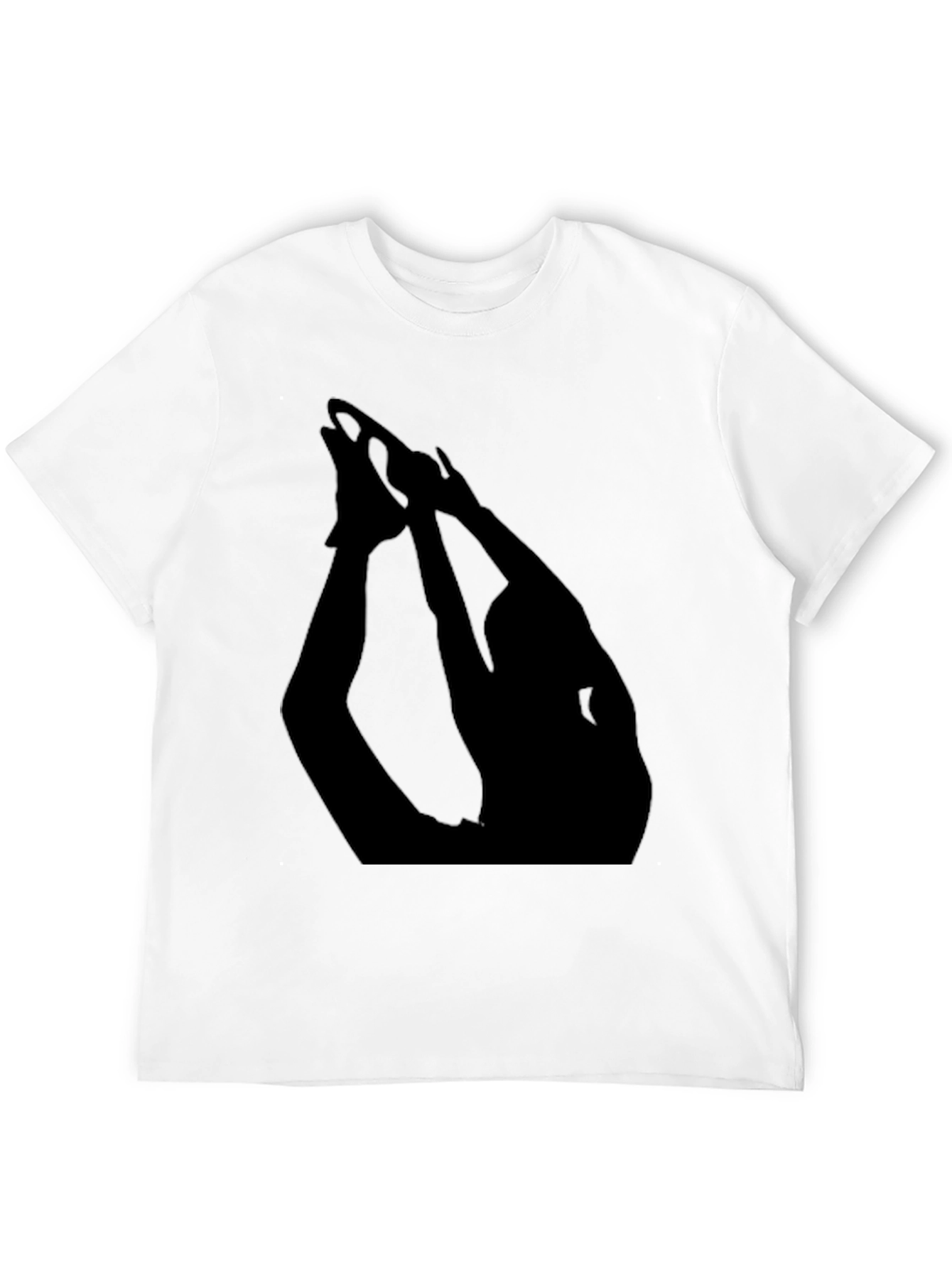 Yoga Pose Black T-Shirt