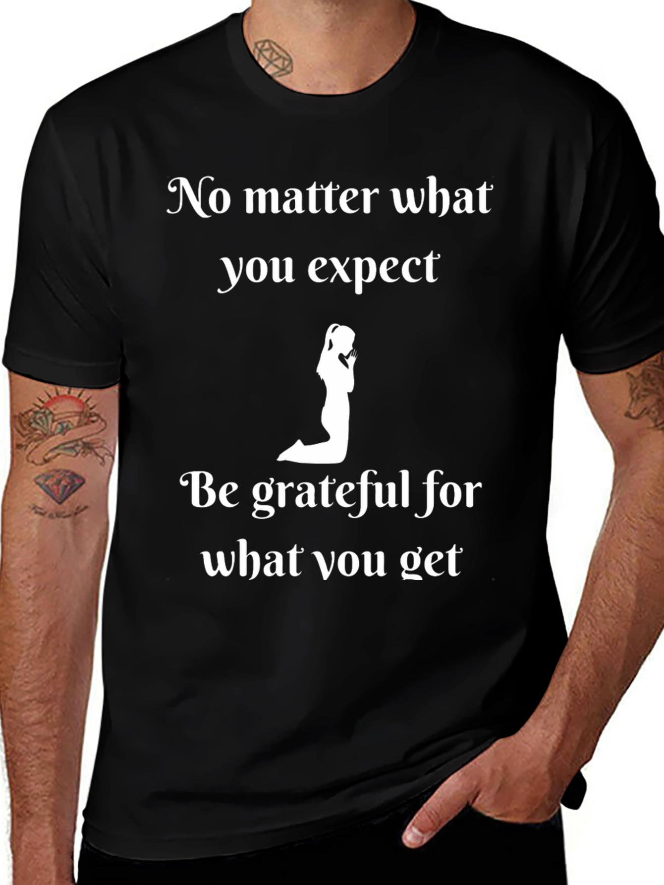 Grateful Expectation T-Shirt - Inspirational Print