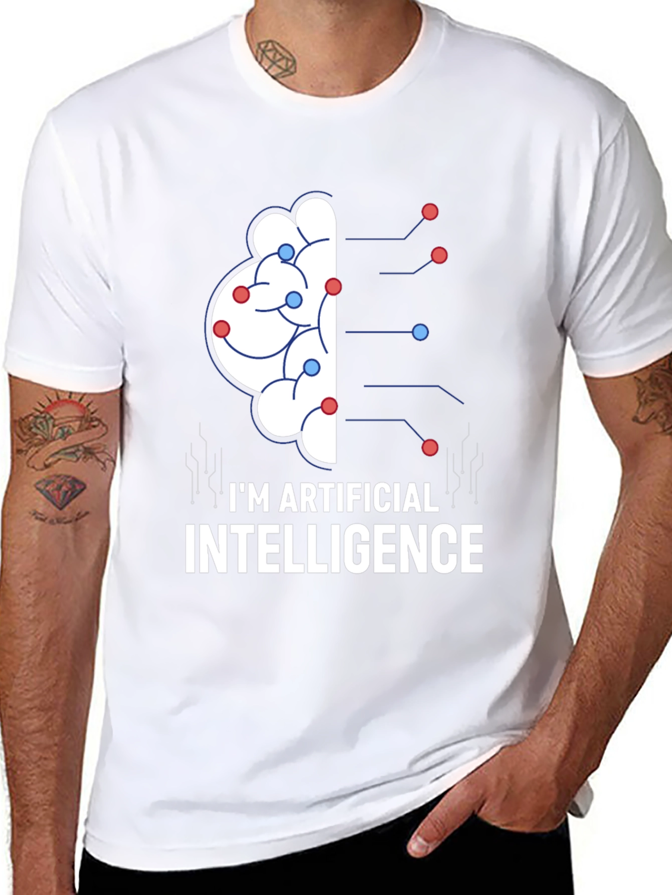 AI Brain T-Shirt - Artificial Intelligence Tee