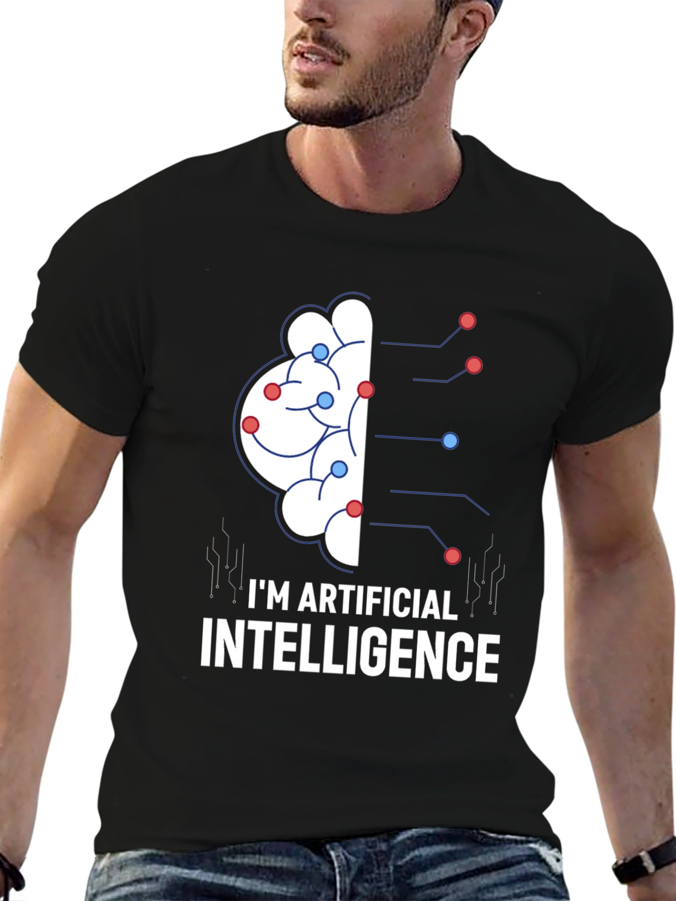 AI Brain T-Shirt - Artificial Intelligence Tee
