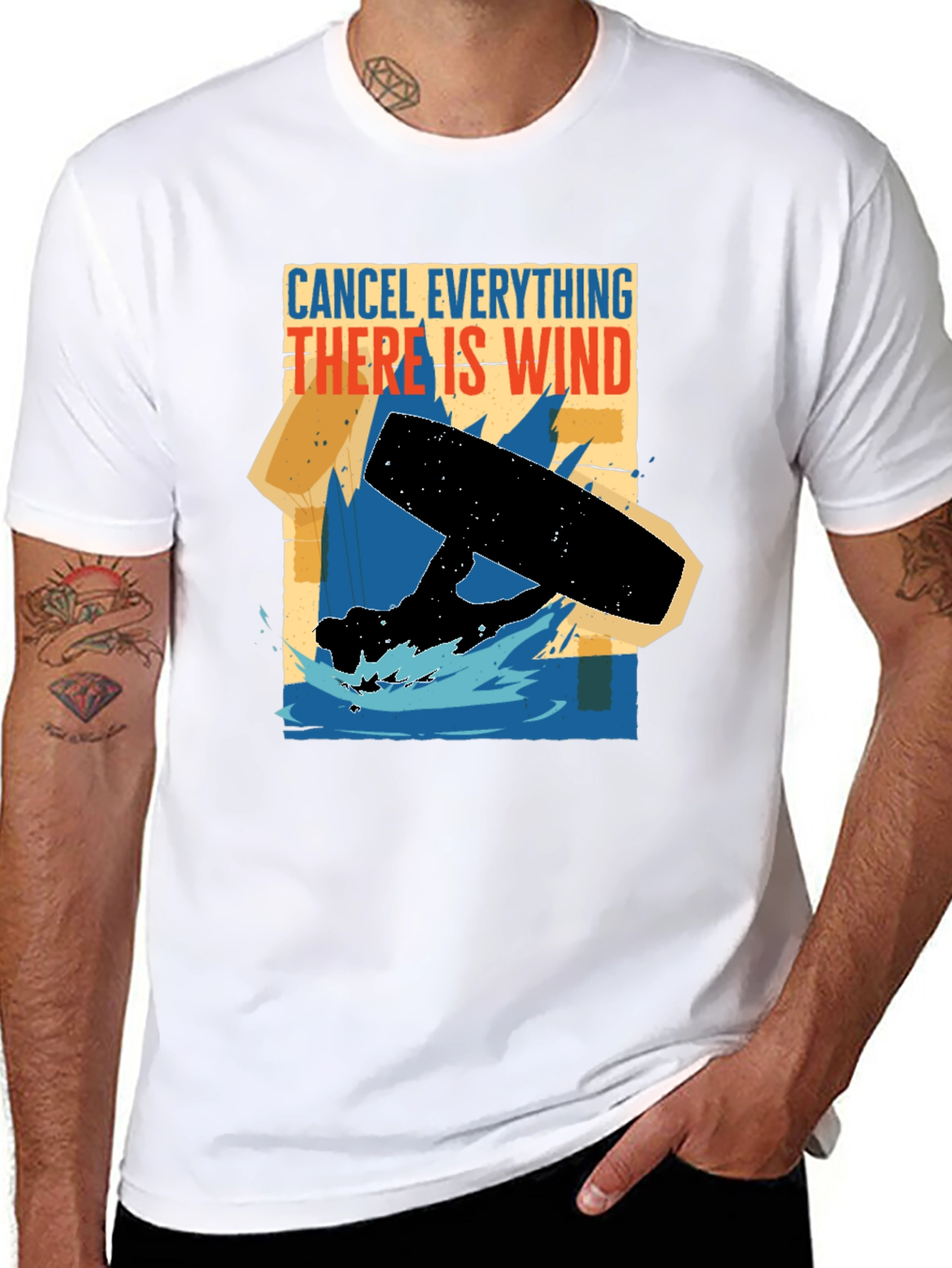 Cancel Everything Wind T-Shirt - Kitesurfing Apparel