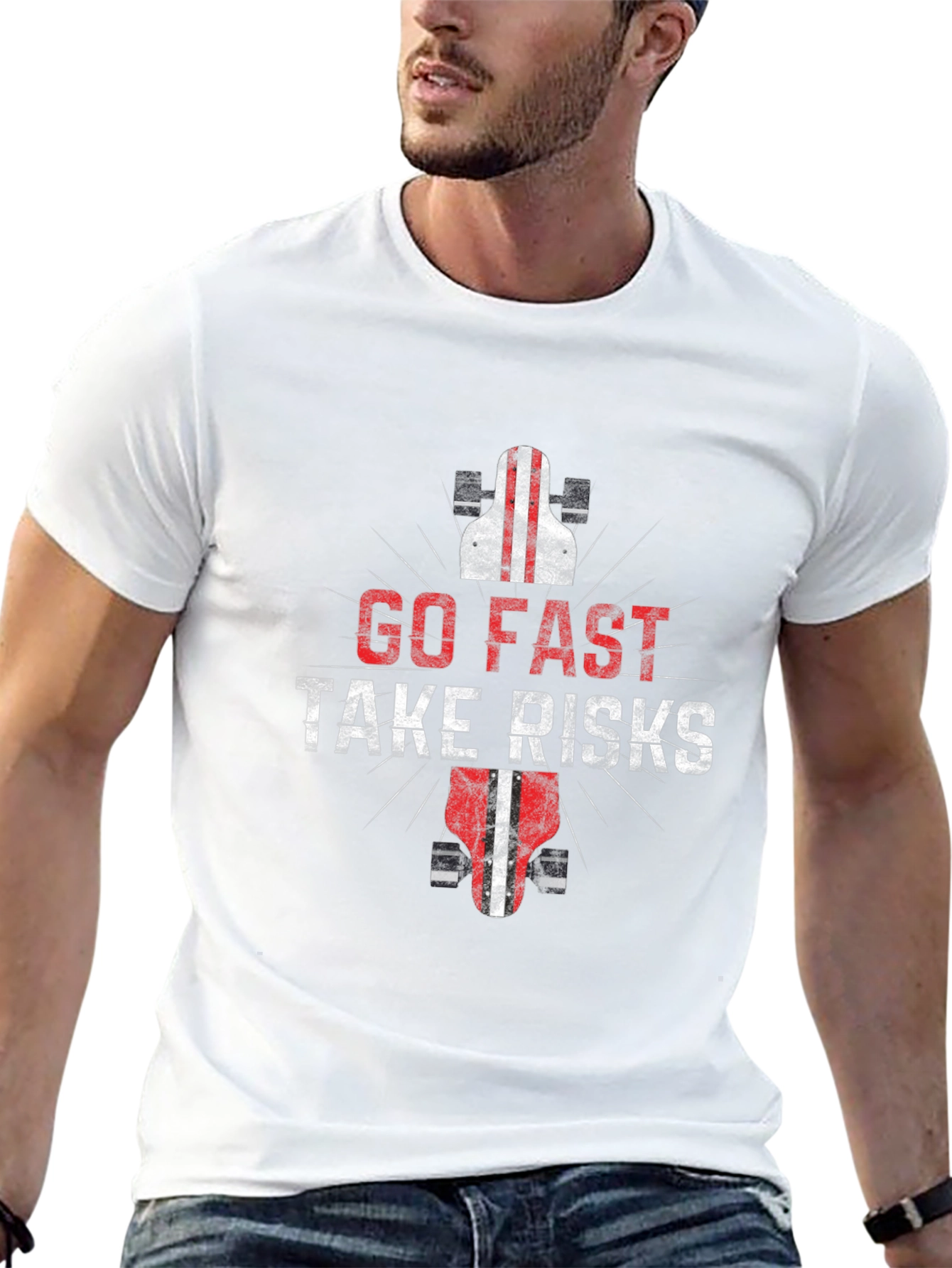 Go Fast Take Risks Graphic Tee