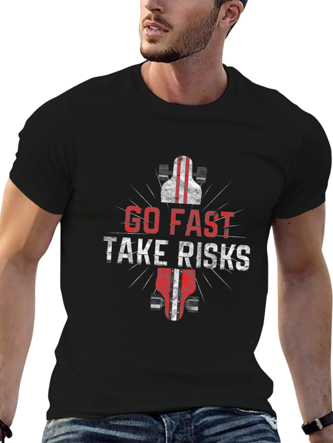 Go Fast Take Risks Graphic Tee