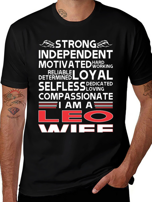 Strong Leo Wife Graphic Tee