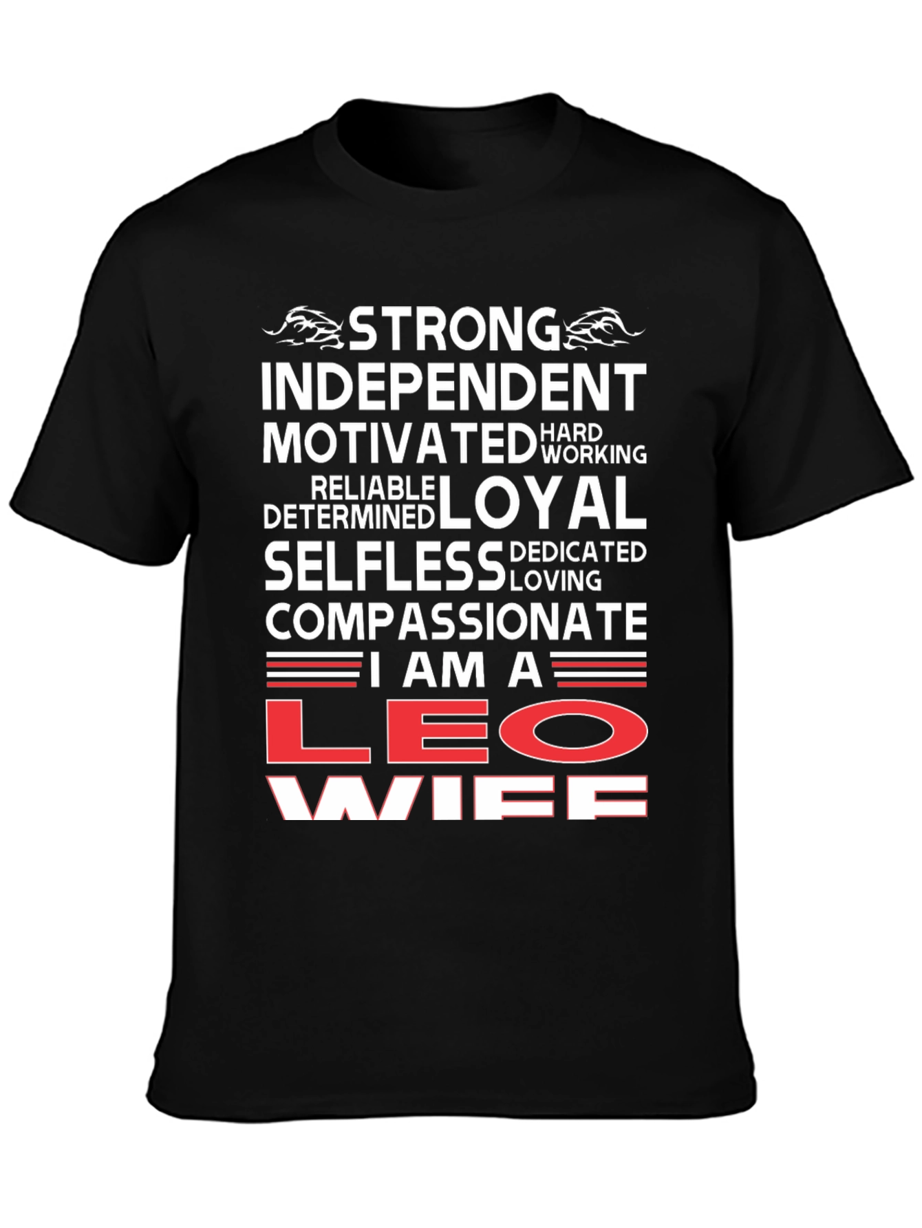 Strong Leo Wife Graphic Tee