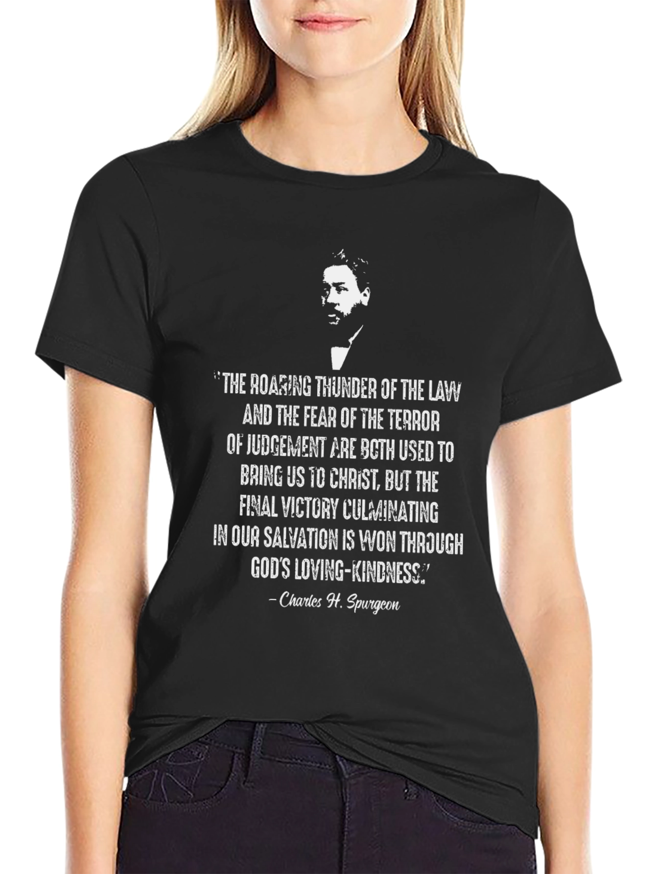 Charles Spurgeon Quote T-Shirt - Christian Theology Tee