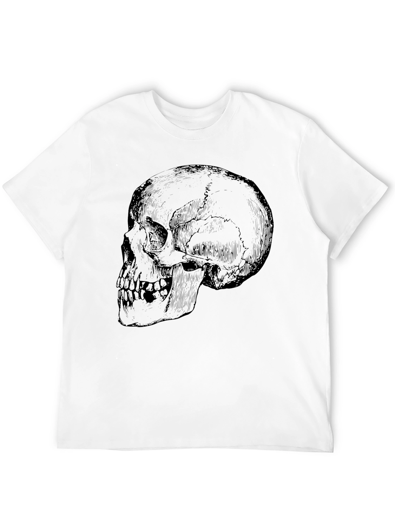 Skull Graphic Black T-Shirt for Men