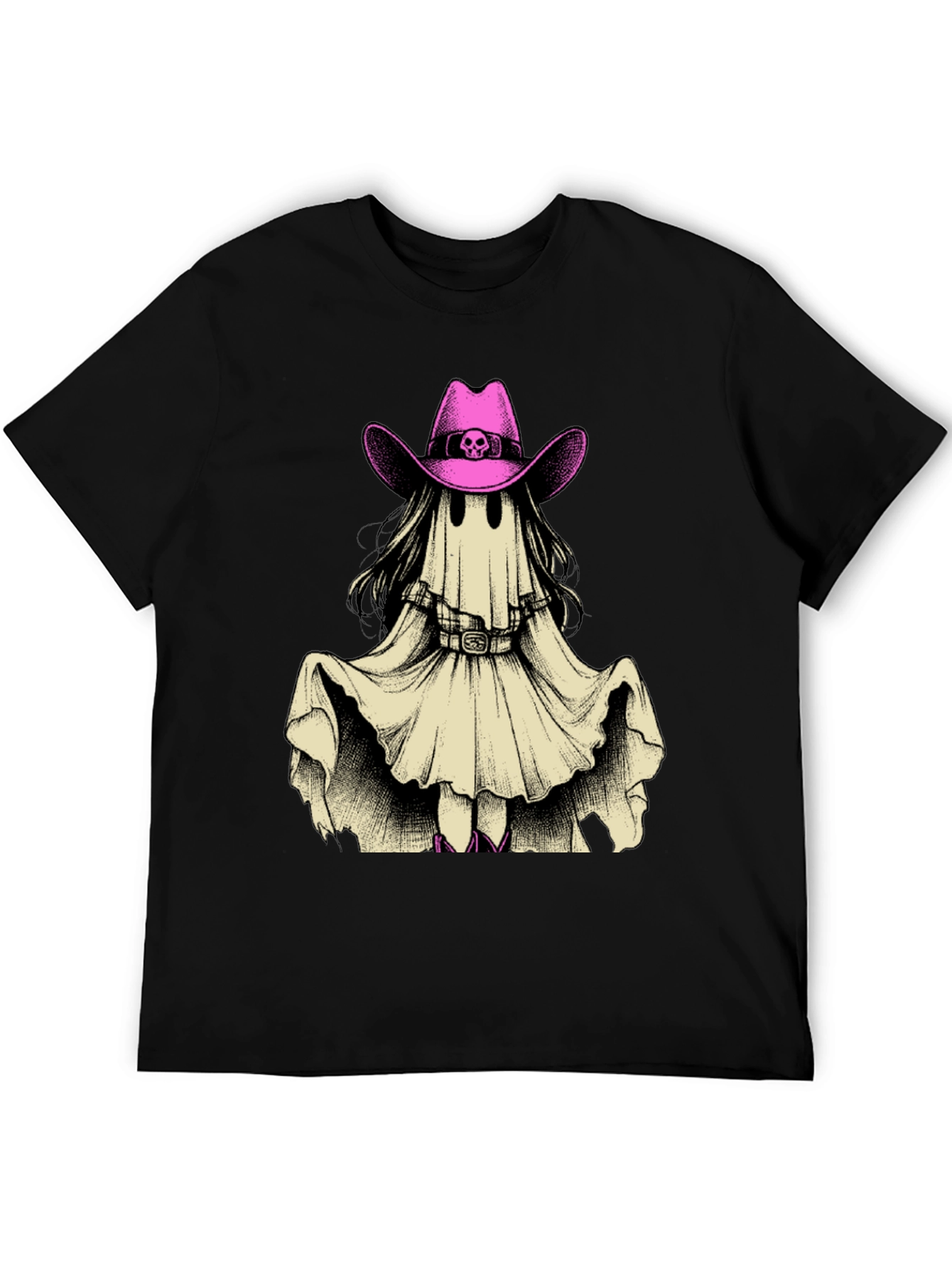 Ghost Cowboy Tee - Spooky Western Style