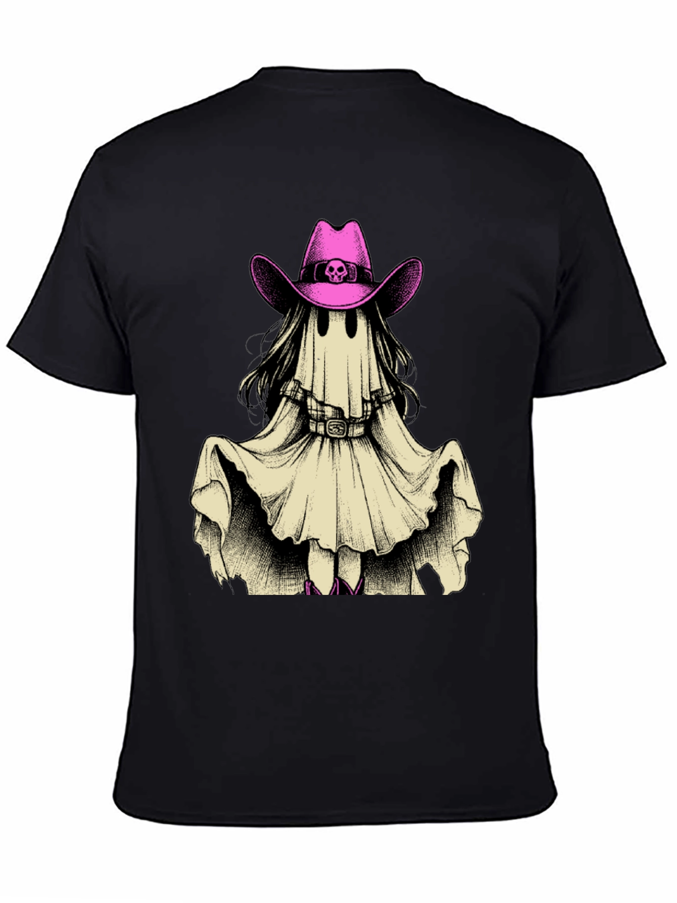 Ghost Cowboy Tee - Spooky Western Style