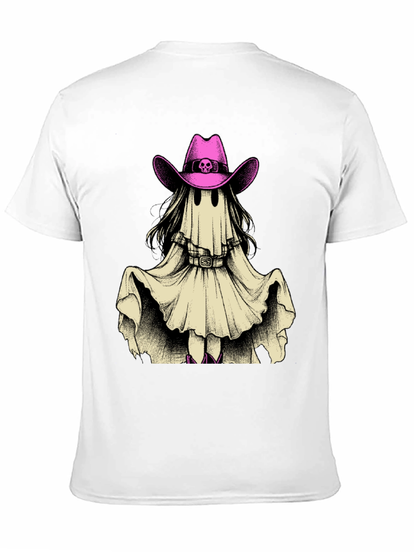 Ghost Cowboy Tee - Spooky Western Style