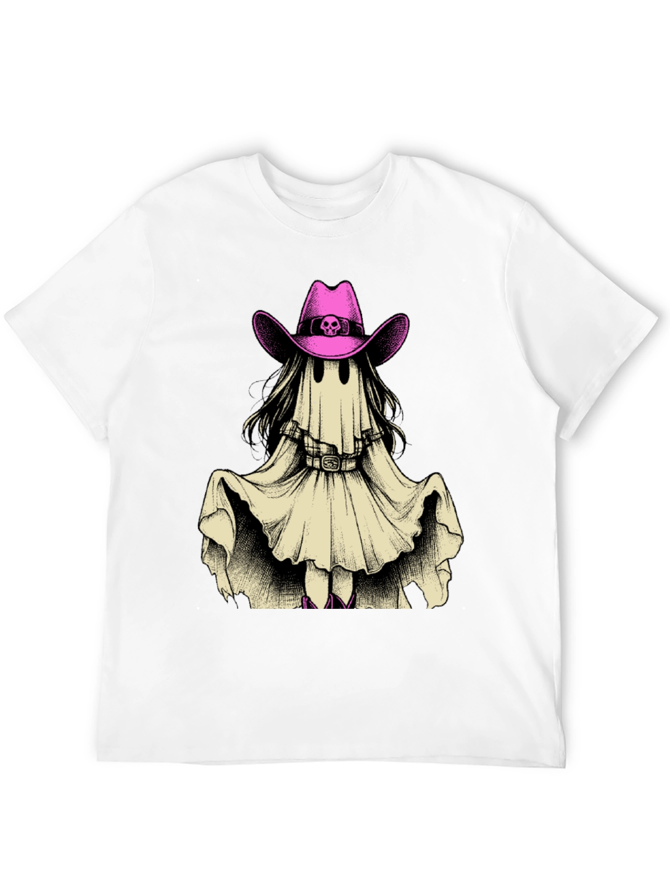 Ghost Cowboy Tee - Spooky Western Style
