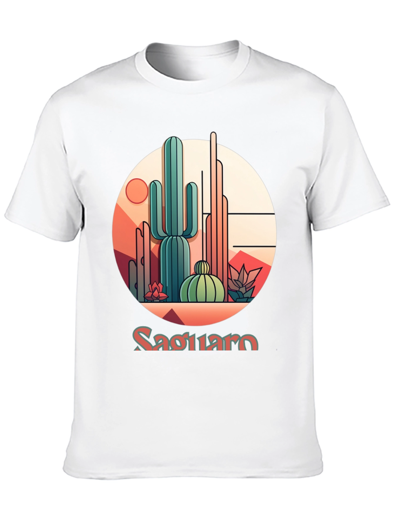 Saguaro Desert Graphic T-Shirt