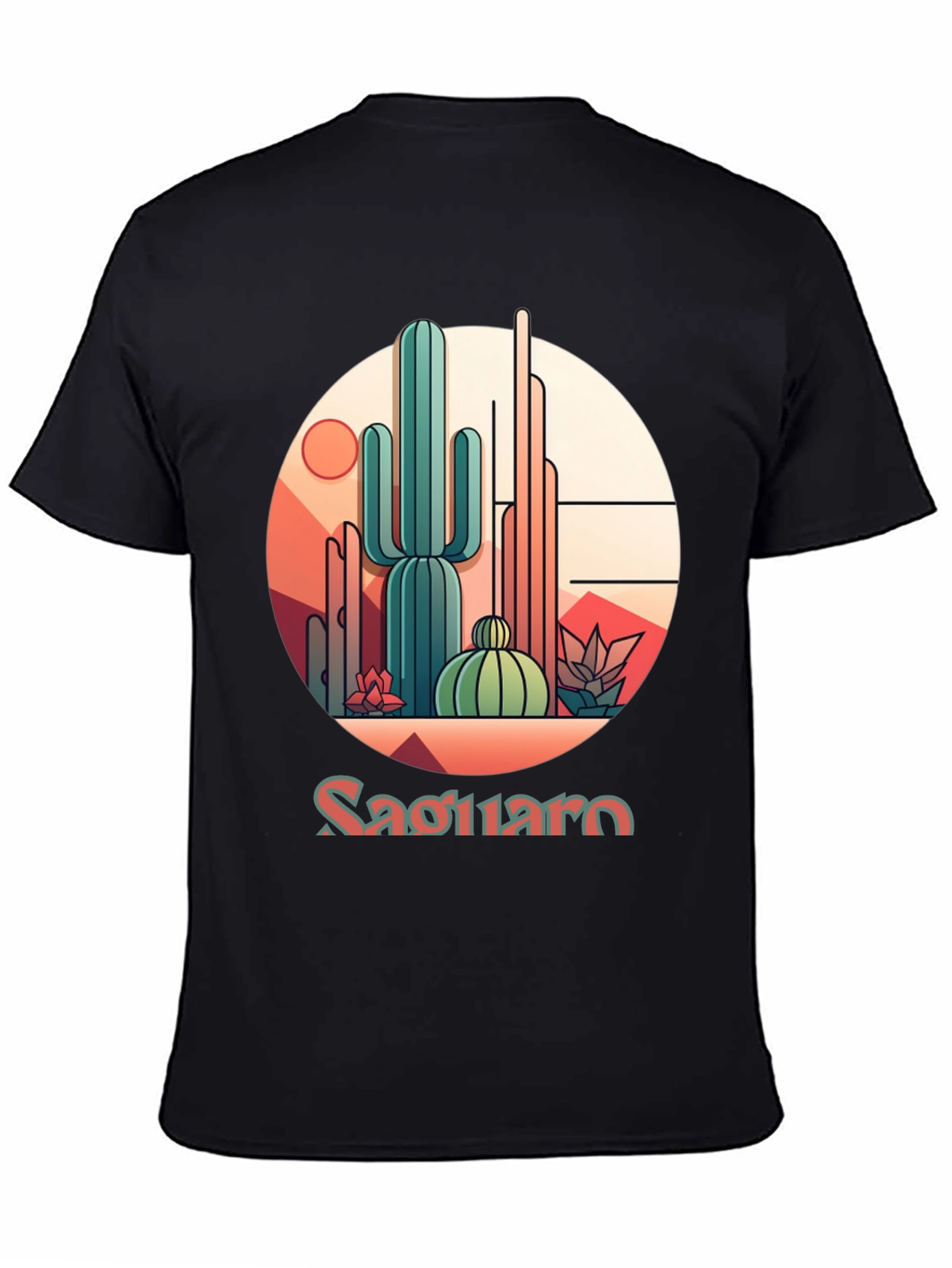 Saguaro Desert Graphic T-Shirt