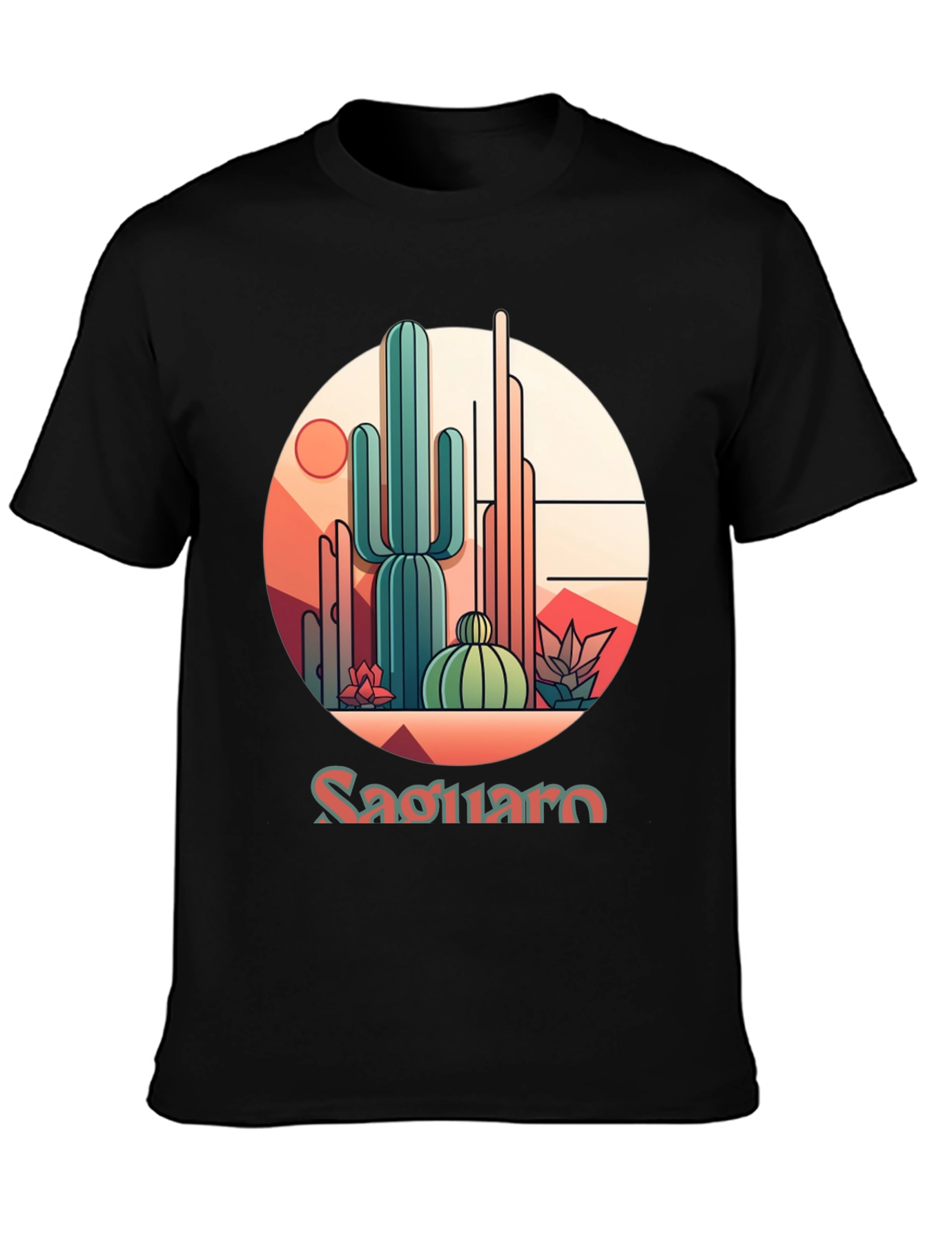 Saguaro Desert Graphic T-Shirt
