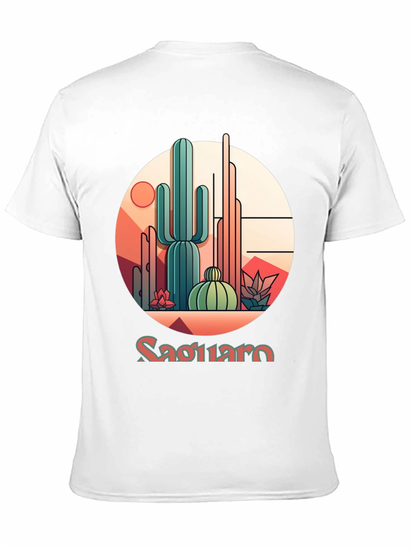 Saguaro Desert Graphic T-Shirt