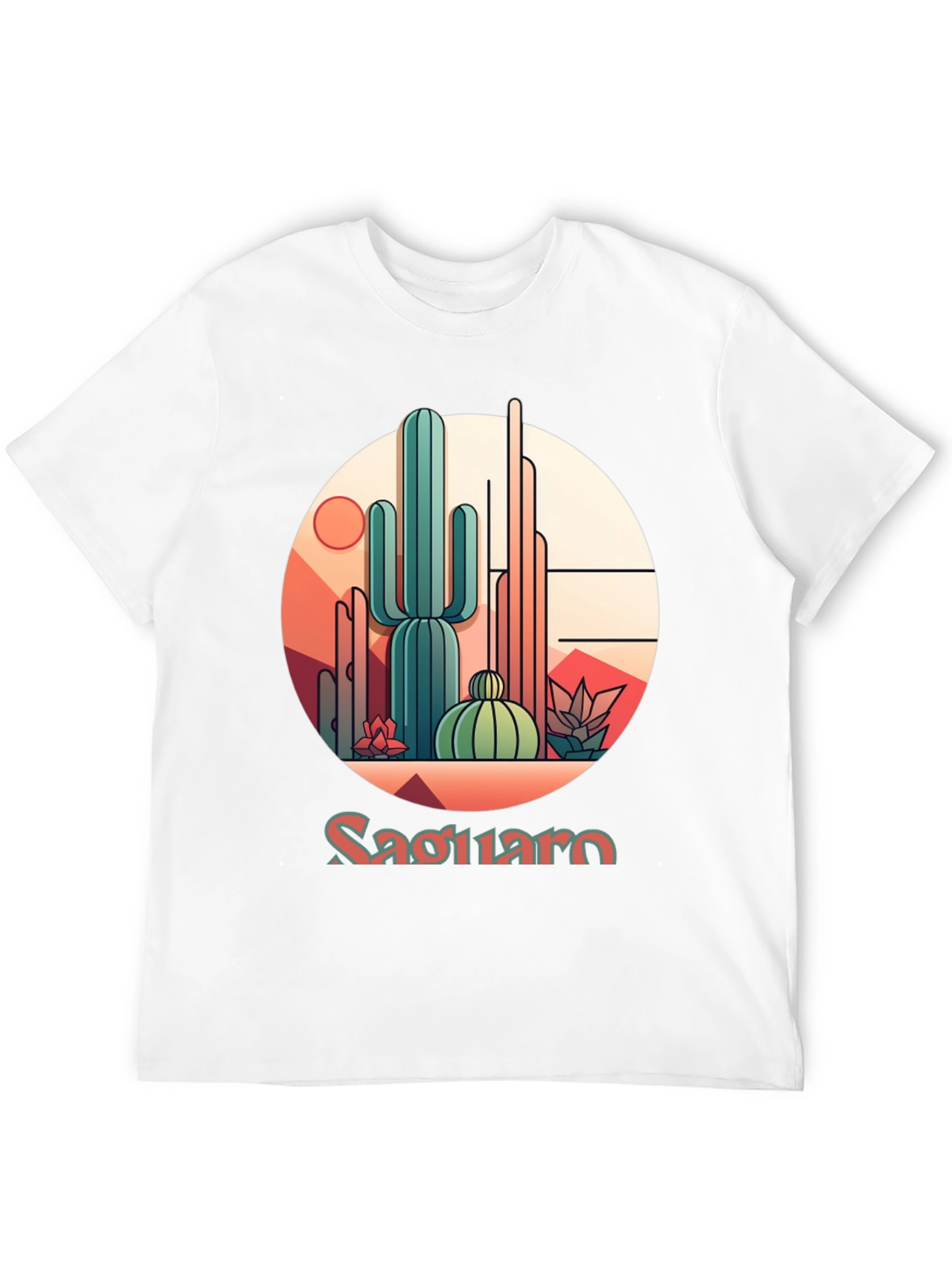 Saguaro Desert Graphic T-Shirt