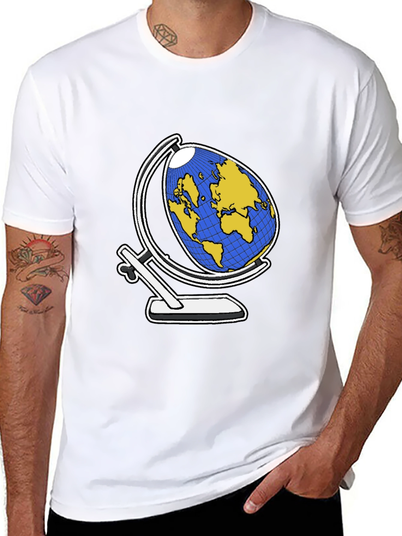 Globe Graphic Tee - Earth Lover Shirt