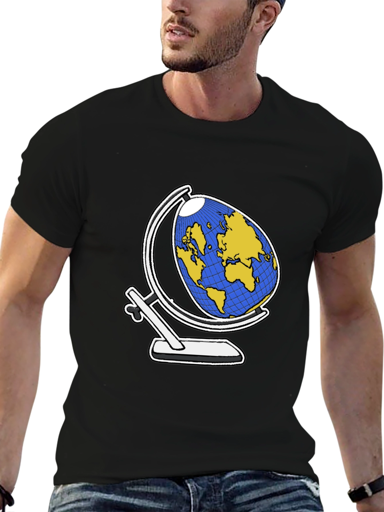 Globe Graphic Tee - Earth Lover Shirt