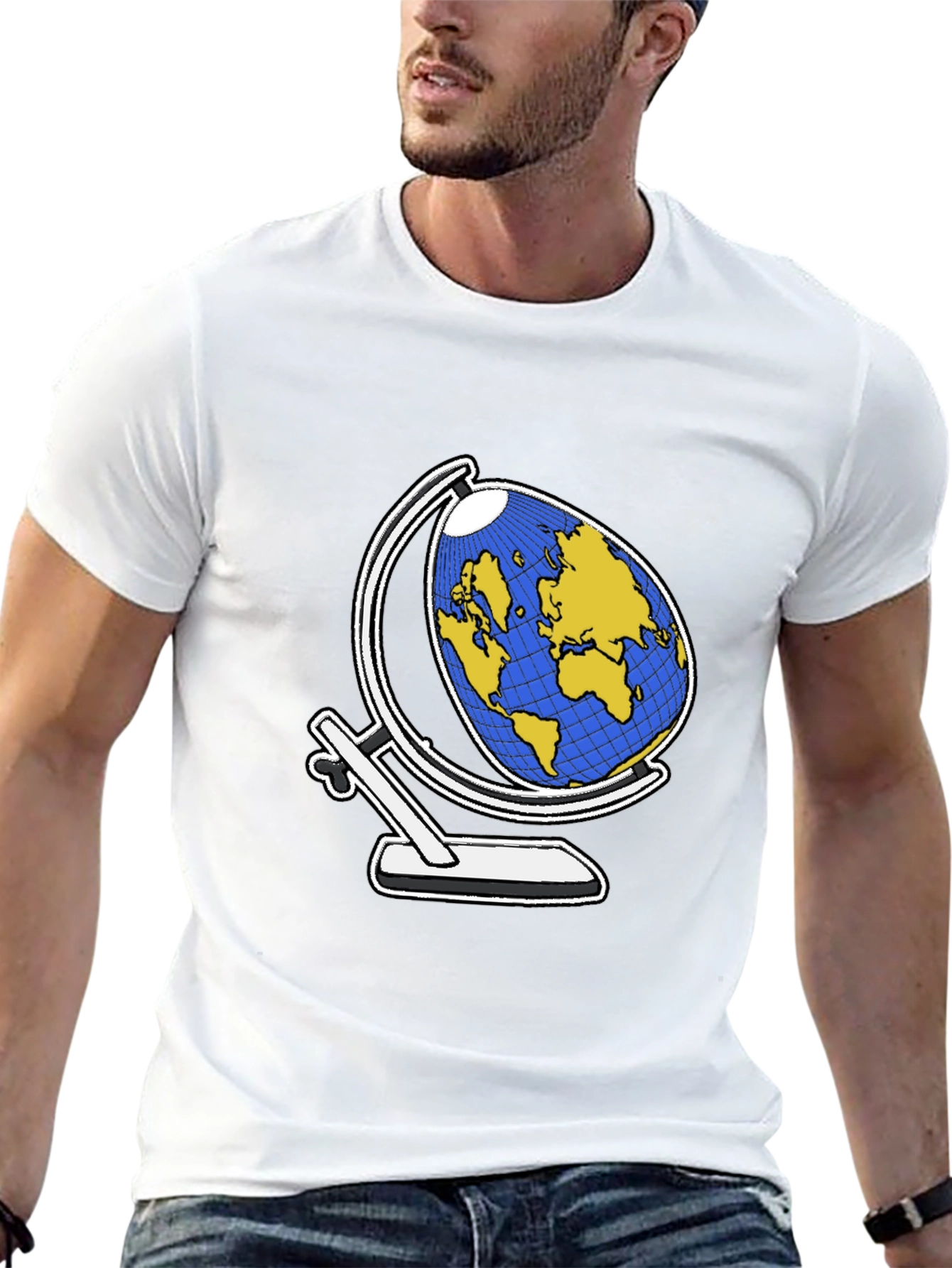 Globe Graphic Tee - Earth Lover Shirt