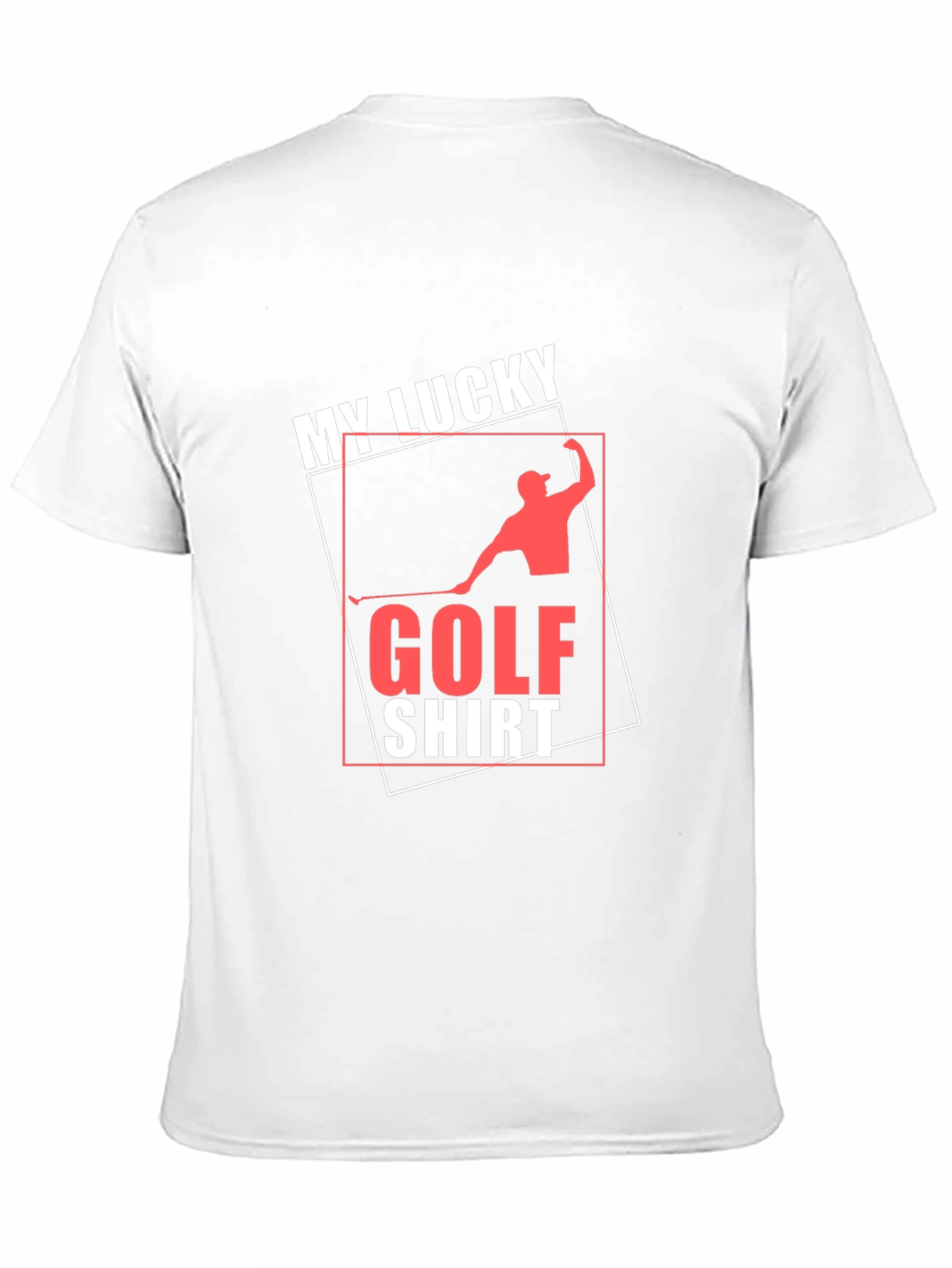 My Lucky Golf Shirt - Mens Black Tee