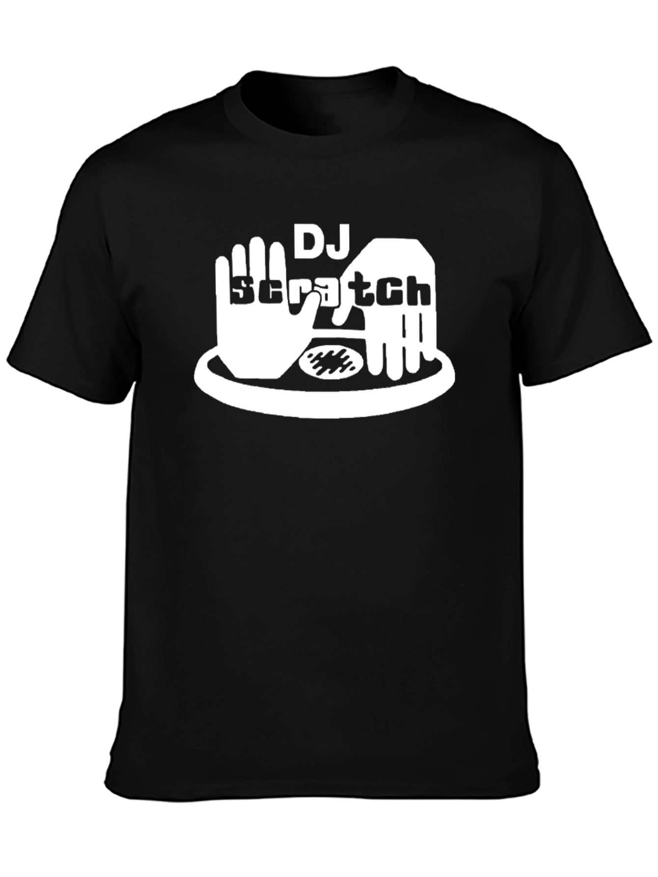 DJ Scratch Black T-Shirt