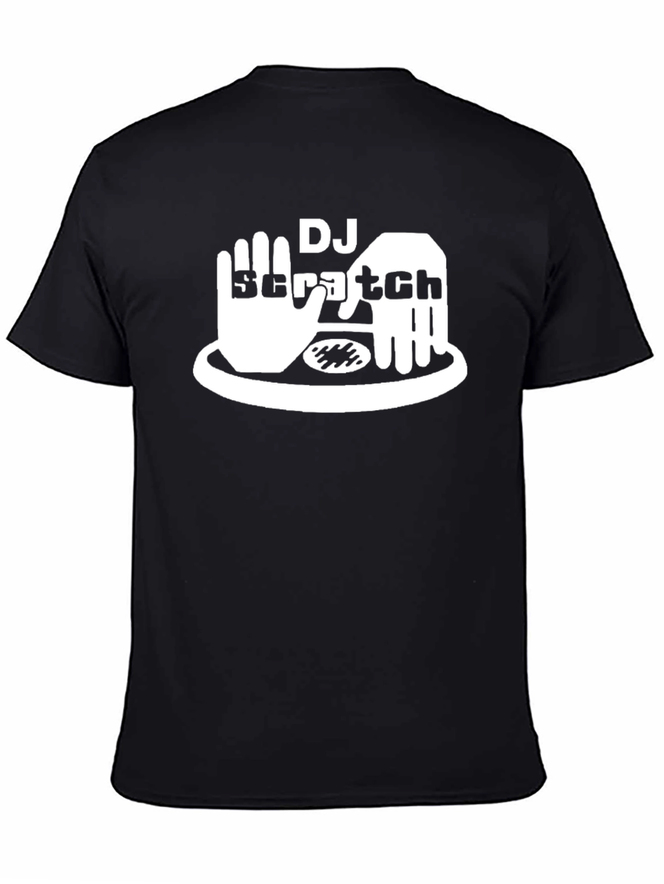 DJ Scratch Black T-Shirt