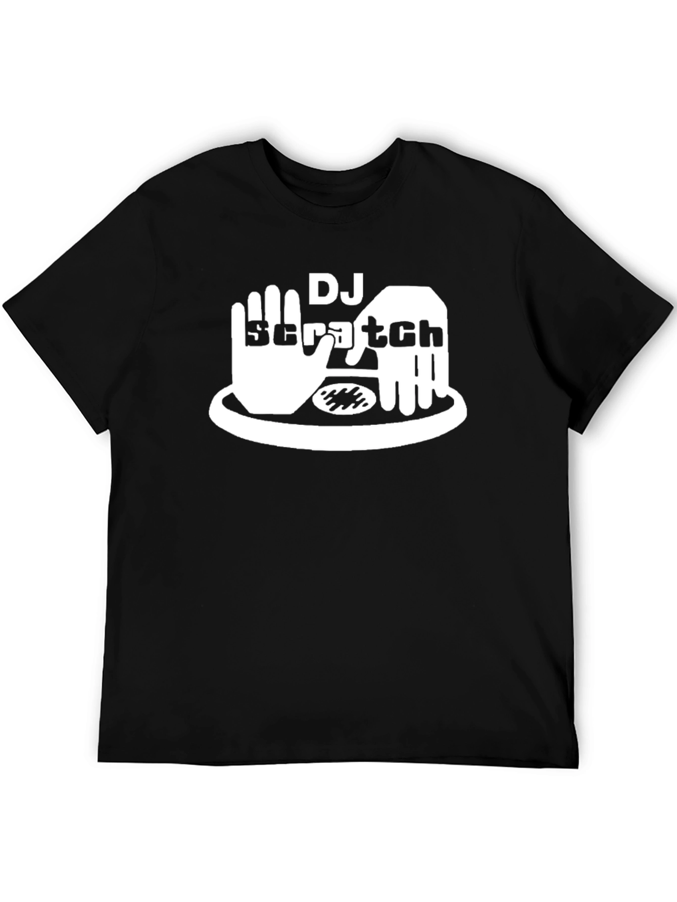 DJ Scratch Black T-Shirt