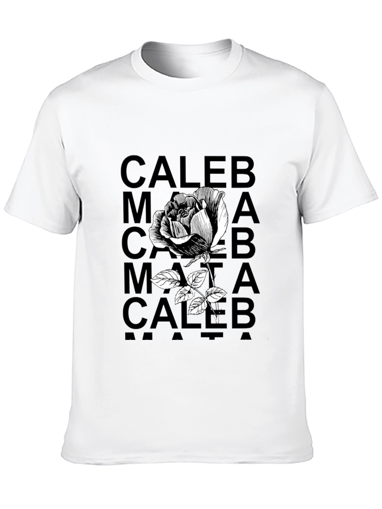 Caleb Rose Graphic Tee - Black