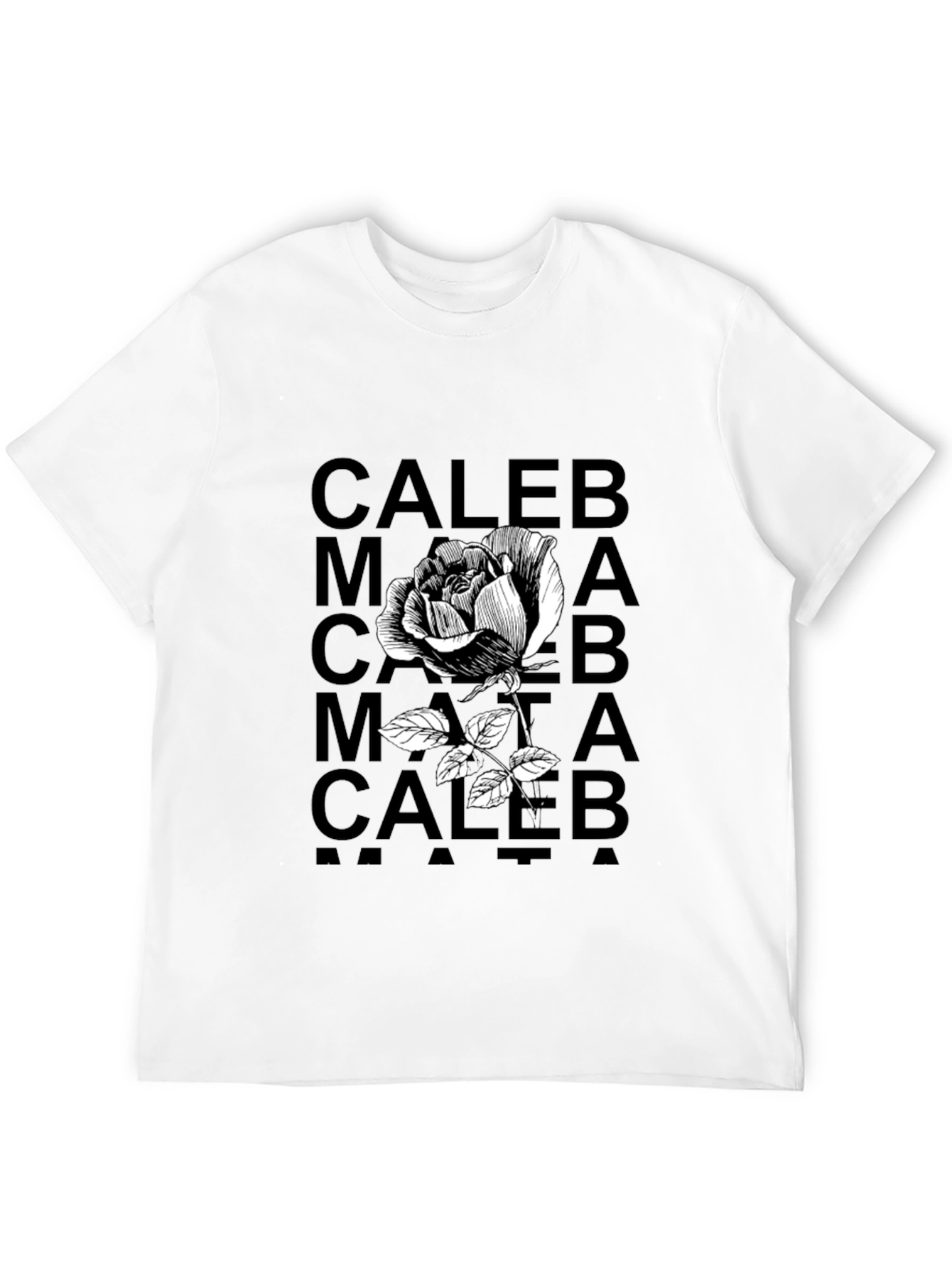 Caleb Rose Graphic Tee - Black