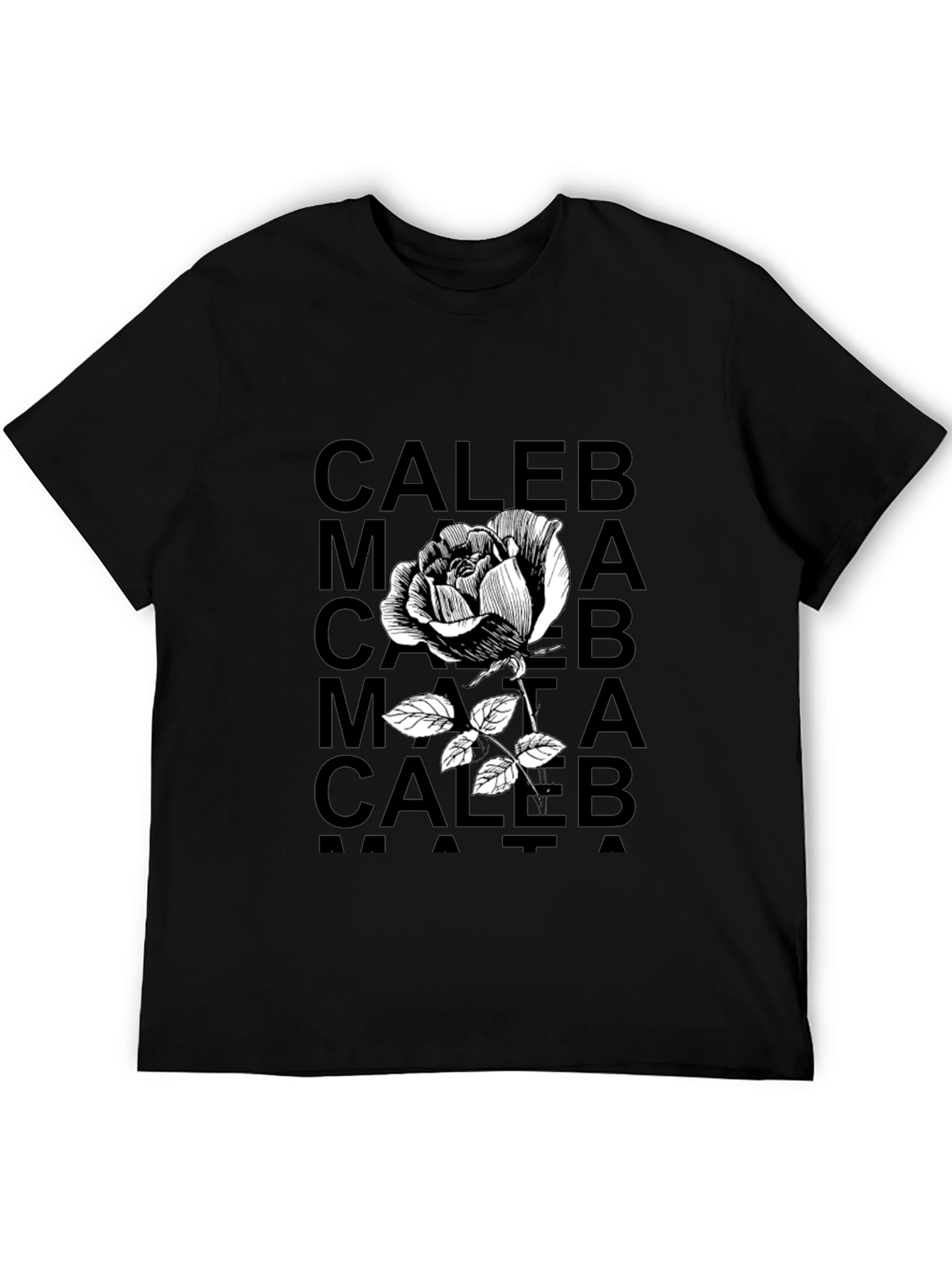 Caleb Rose Graphic Tee - Black