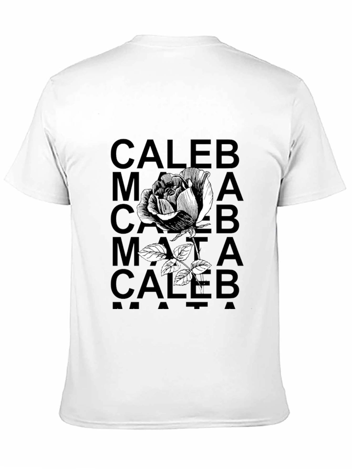 Caleb Rose Graphic Tee - Black