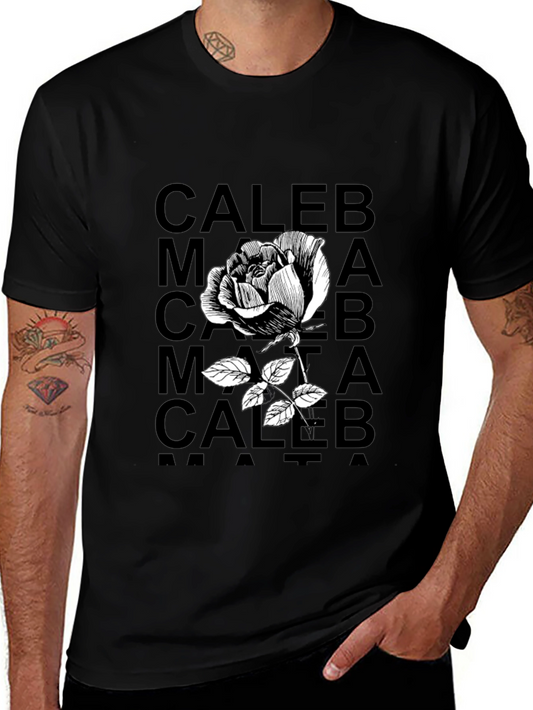Caleb Rose Graphic Tee - Black
