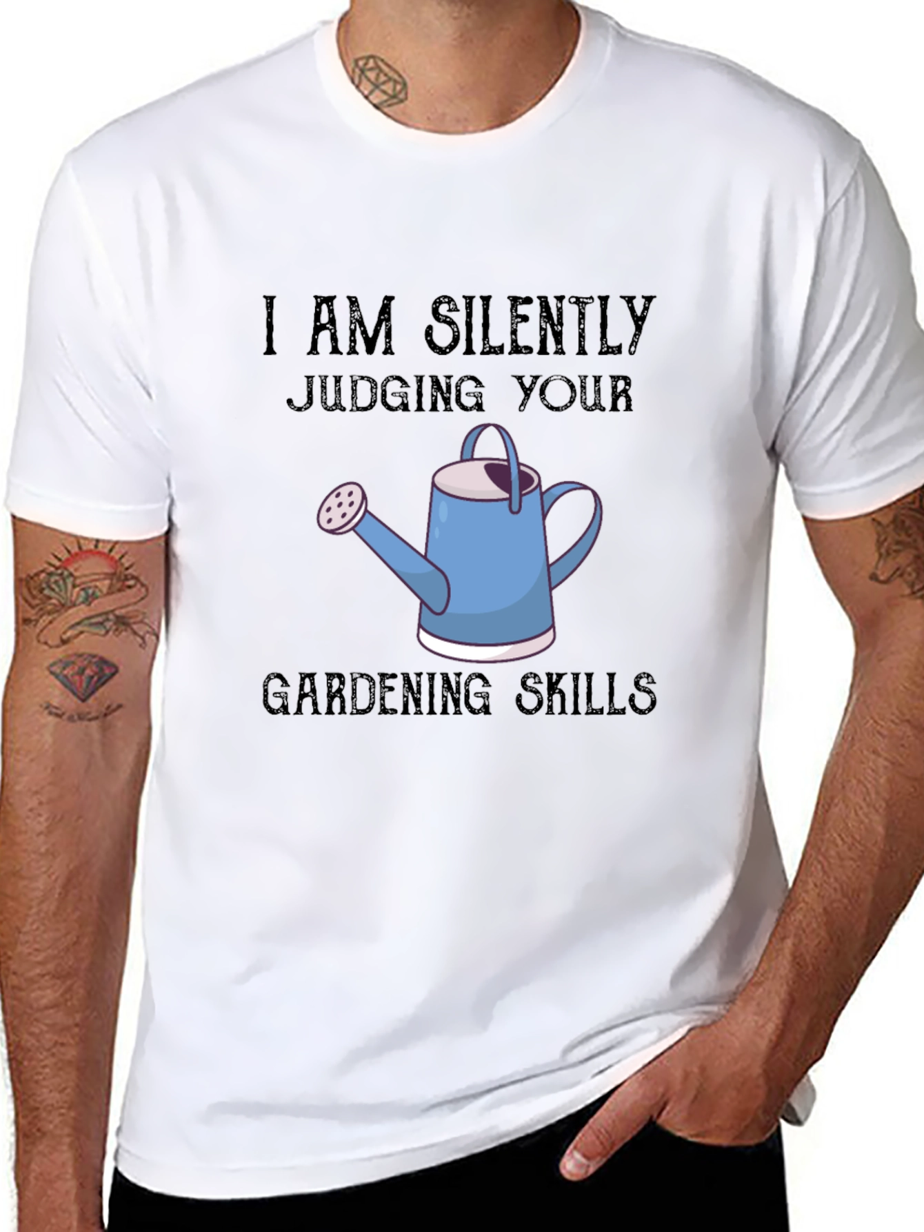 Silently Judging Gardening Skills T-Shirt