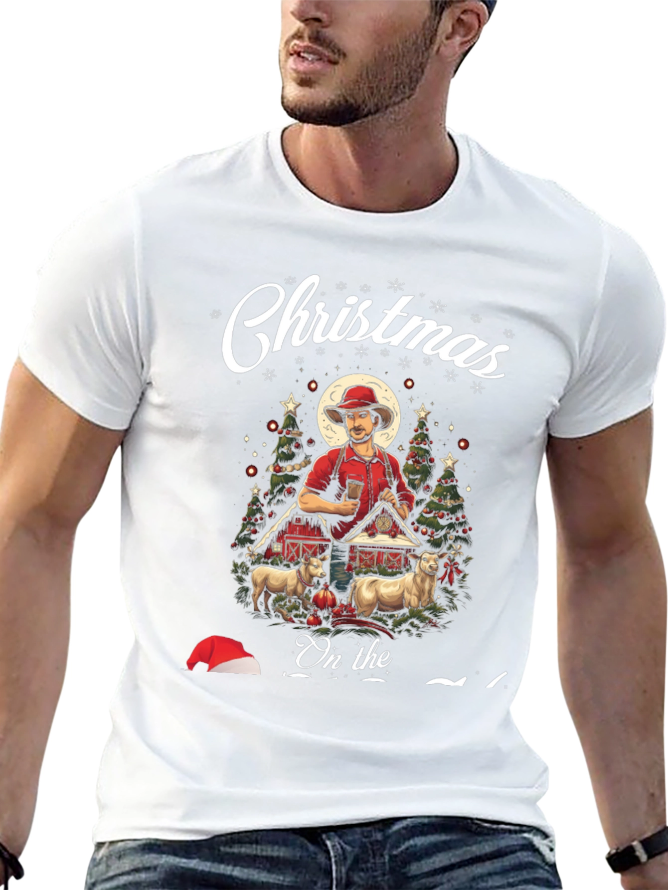 Christmas on the Farm T-Shirt