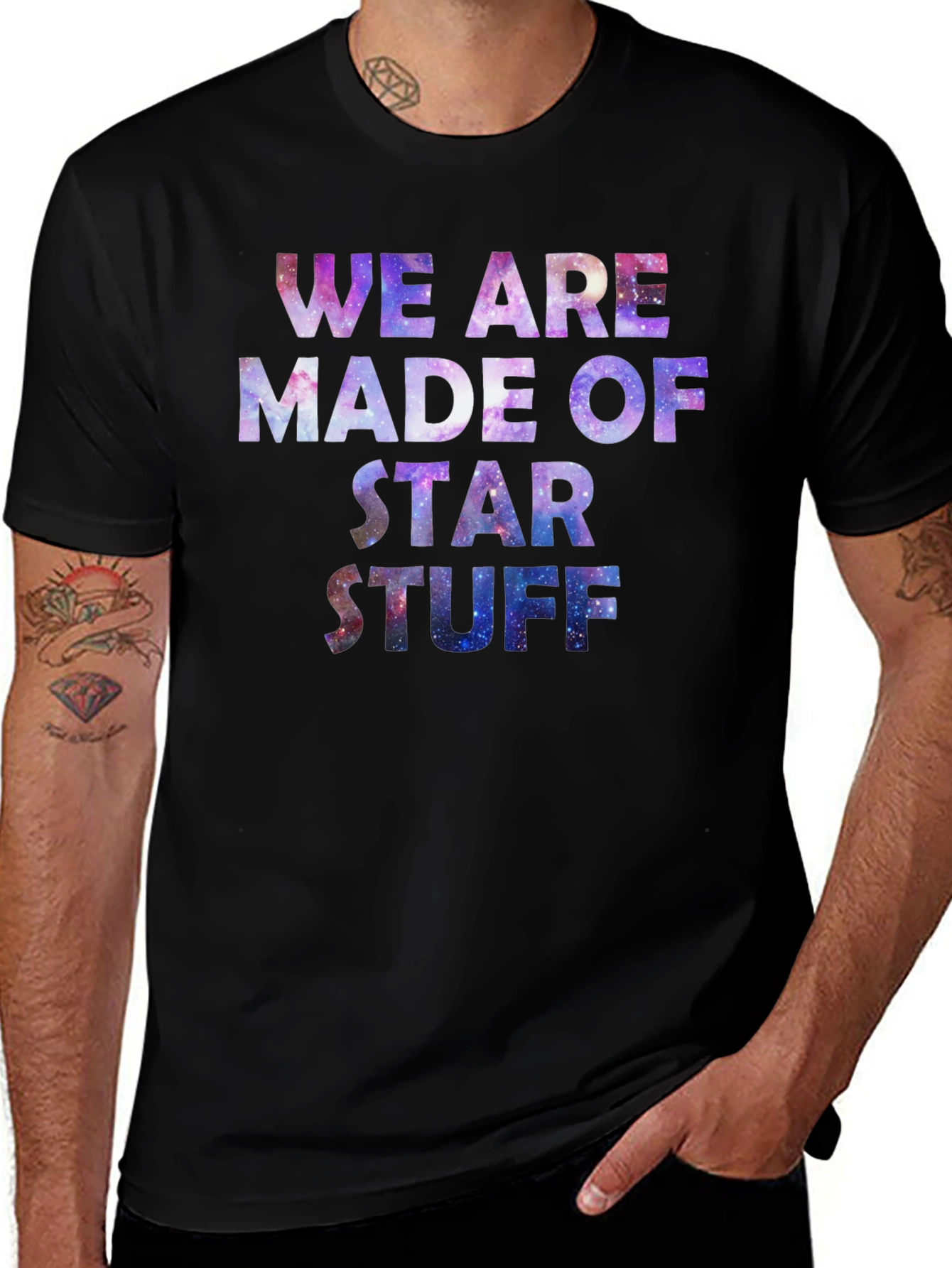 Galaxy Star Stuff T-Shirt - Black