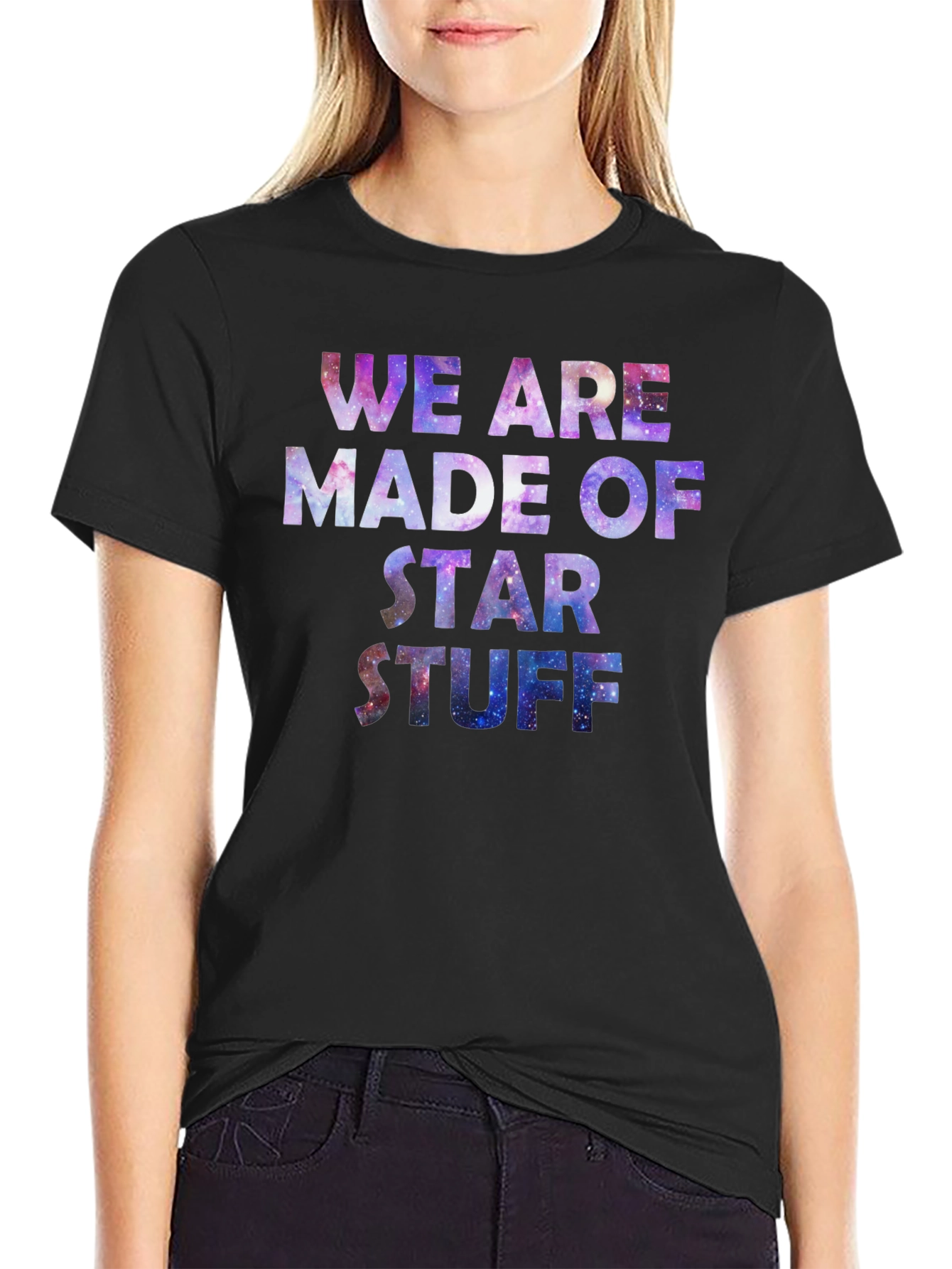Galaxy Star Stuff T-Shirt - Black