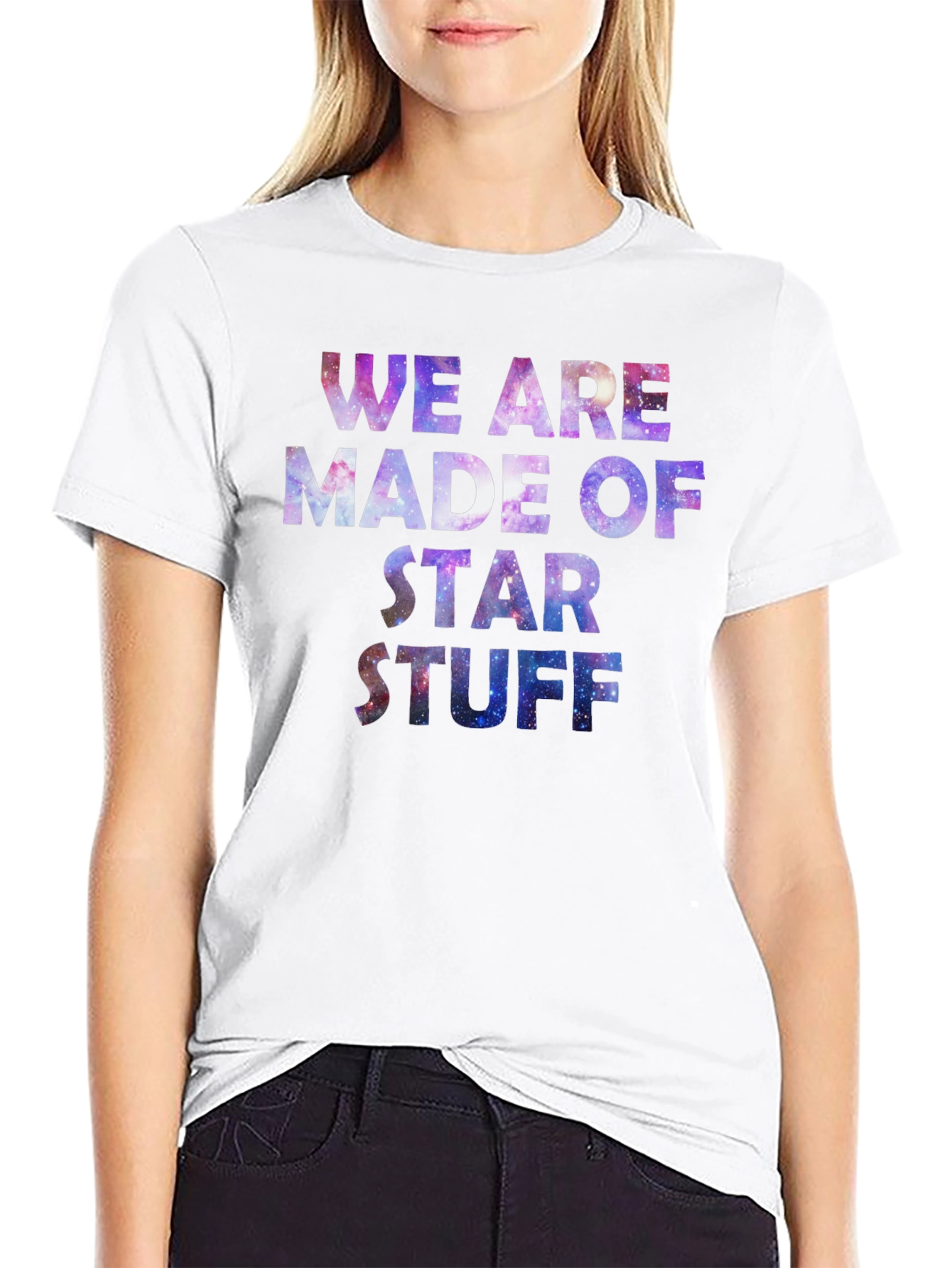 Galaxy Star Stuff T-Shirt - Black
