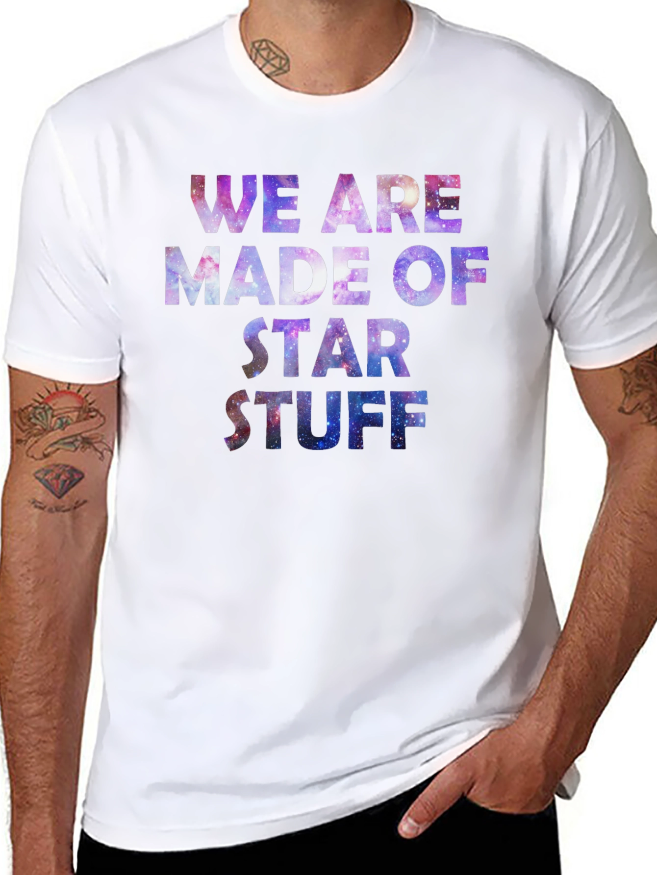 Galaxy Star Stuff T-Shirt - Black
