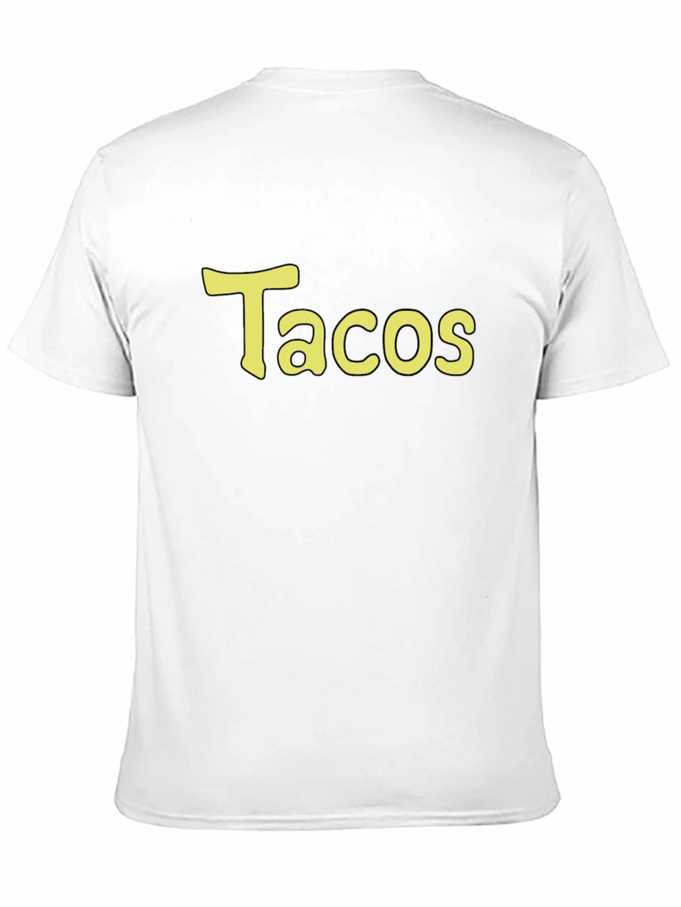 Tacos T-Shirt - Black Cotton Tee