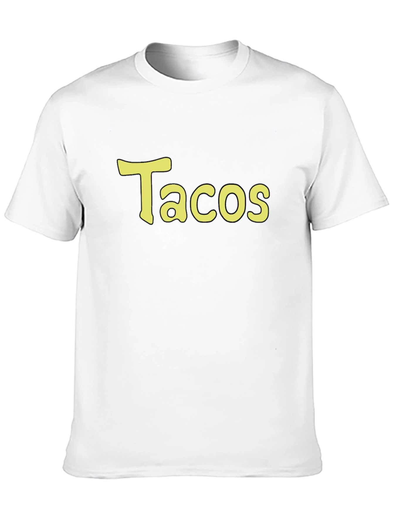 Tacos T-Shirt - Black Cotton Tee
