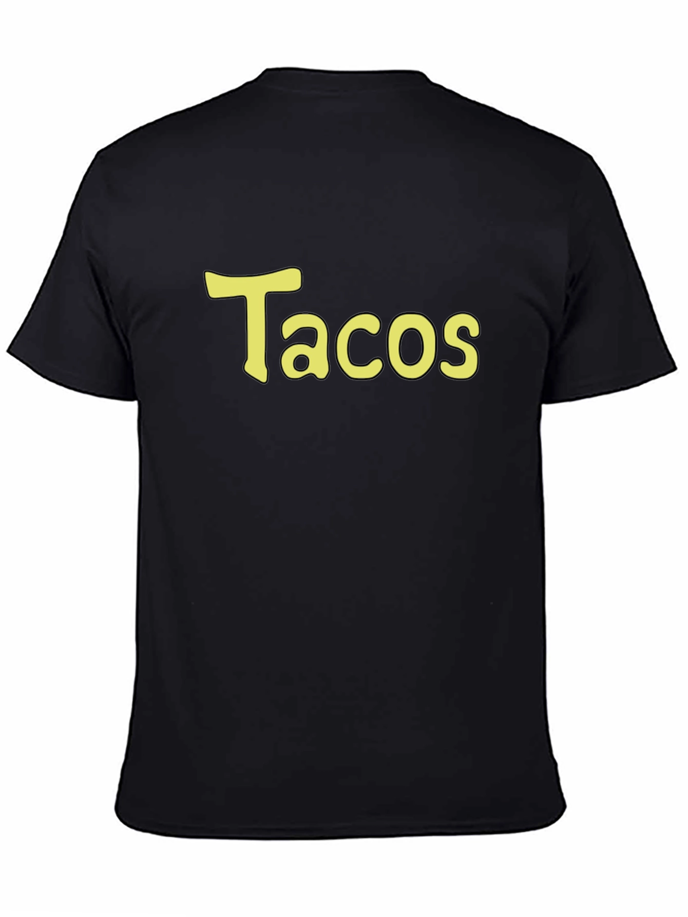 Tacos T-Shirt - Black Cotton Tee