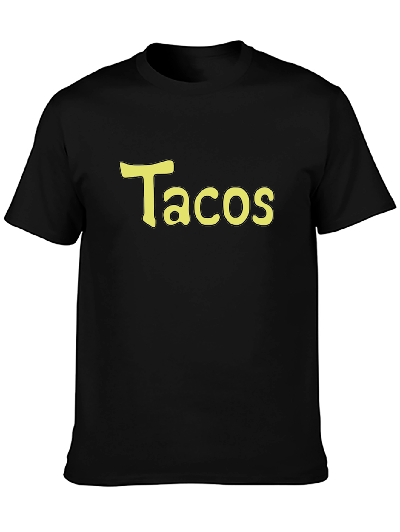 Tacos T-Shirt - Black Cotton Tee