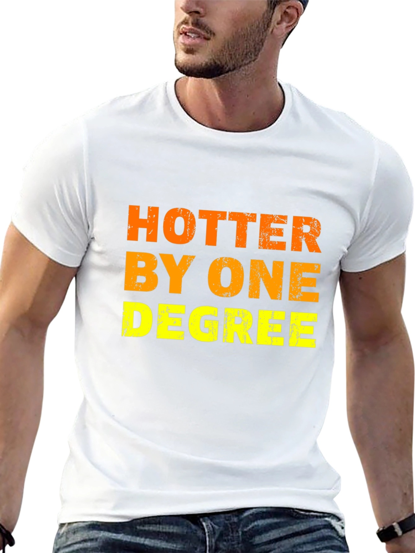 Hotter By One Degree Mens Black T-Shirt